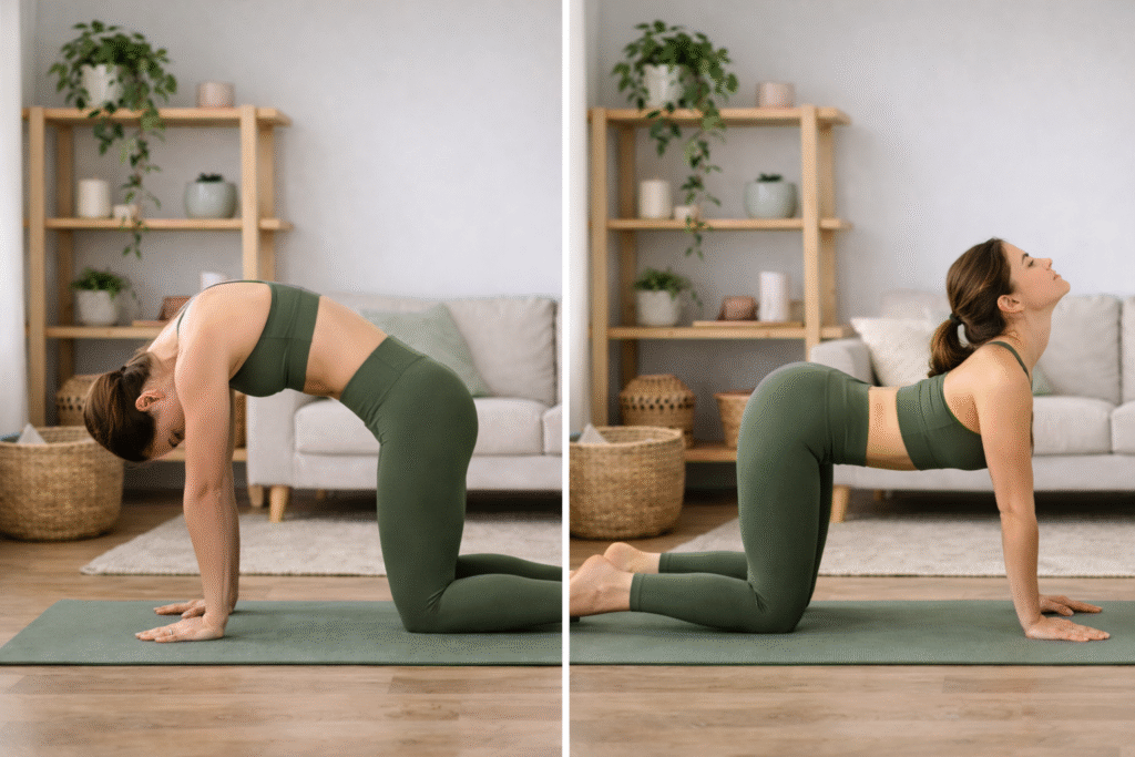 Cat–Cow Pose (Marjaryasana–Bitilasana)
