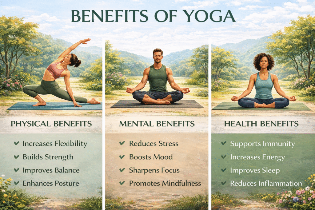 Benefits of Yoga Asanas