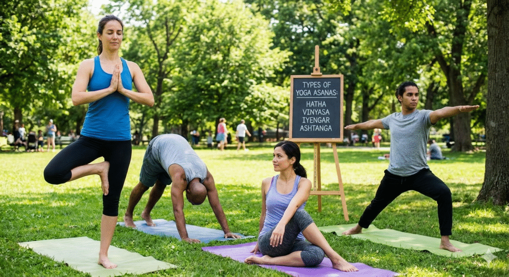 Types of Yoga Asanas