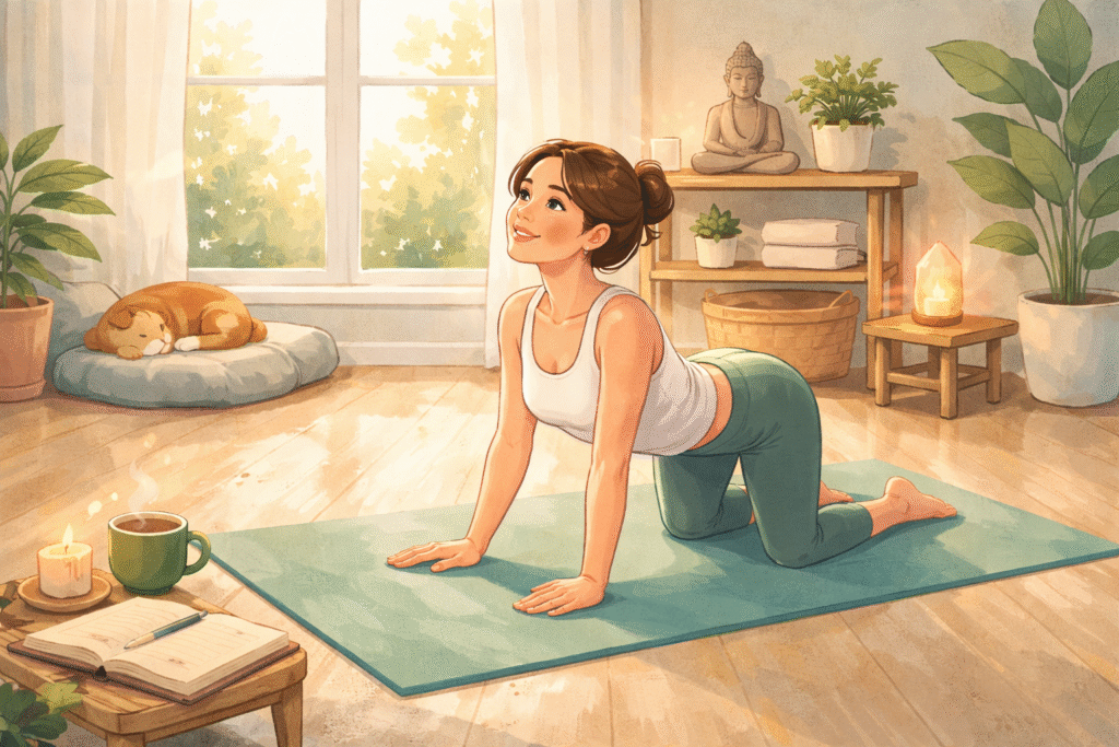 yoga at home