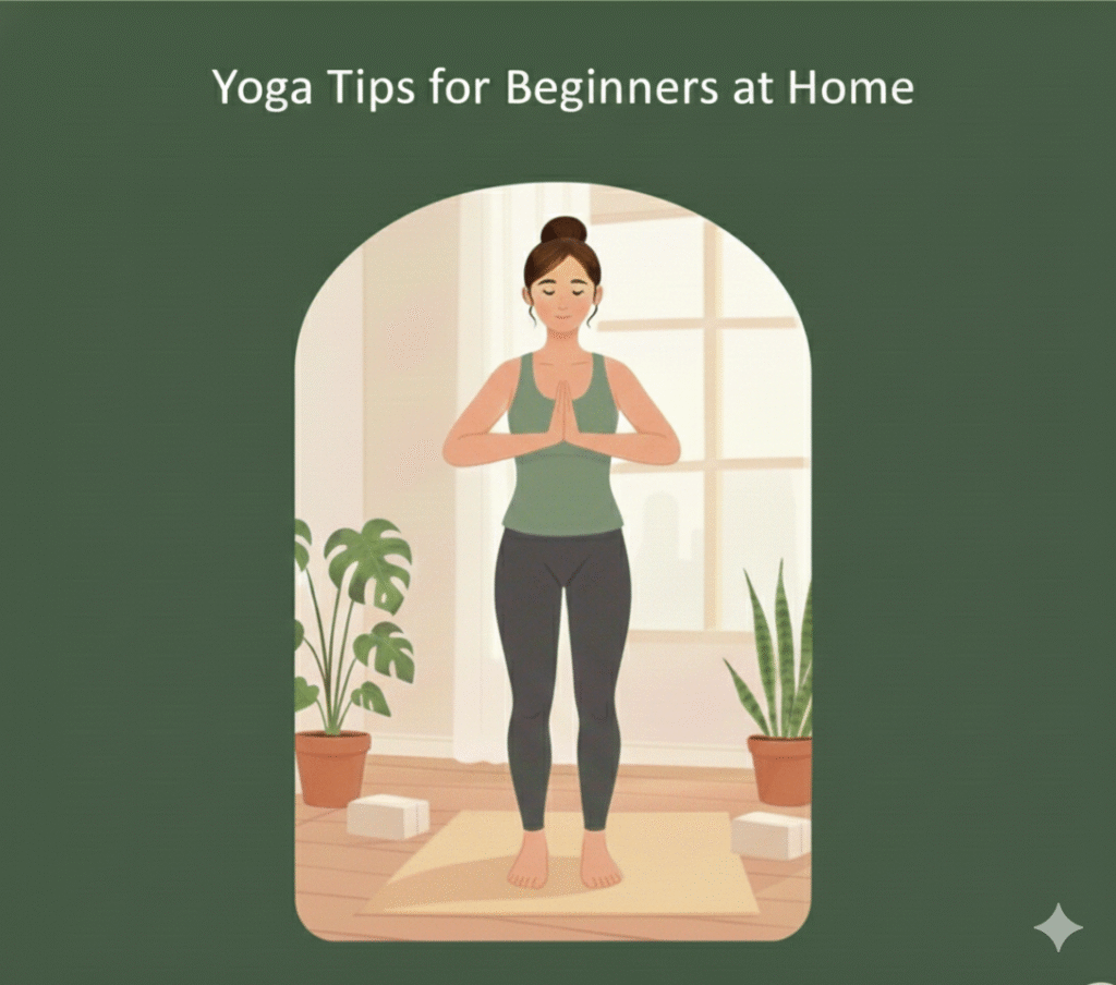 yoga tips for beginners at home