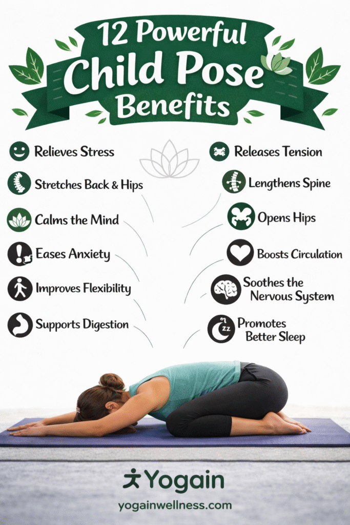 child pose benefits